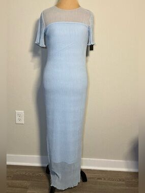 blue dress poshmark Sara Mini Dress